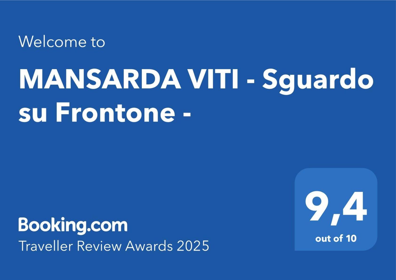 Mansarda Viti - Sguardo Su Frontone -アパートメント エクステリア 写真